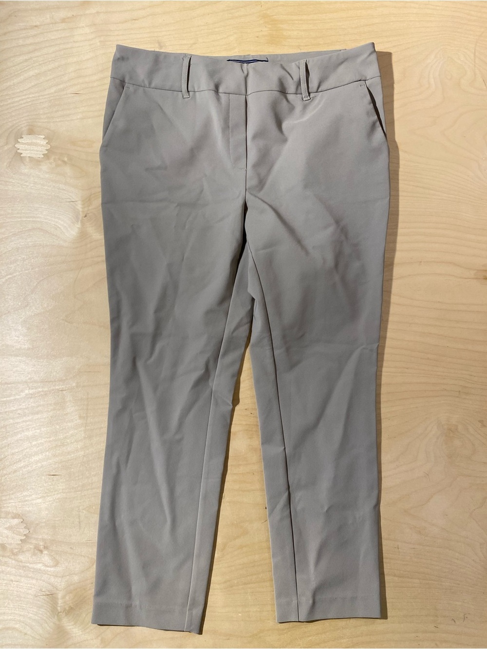 J & L Atelier Slim Dress Pants - Light Taupe Large (RS)